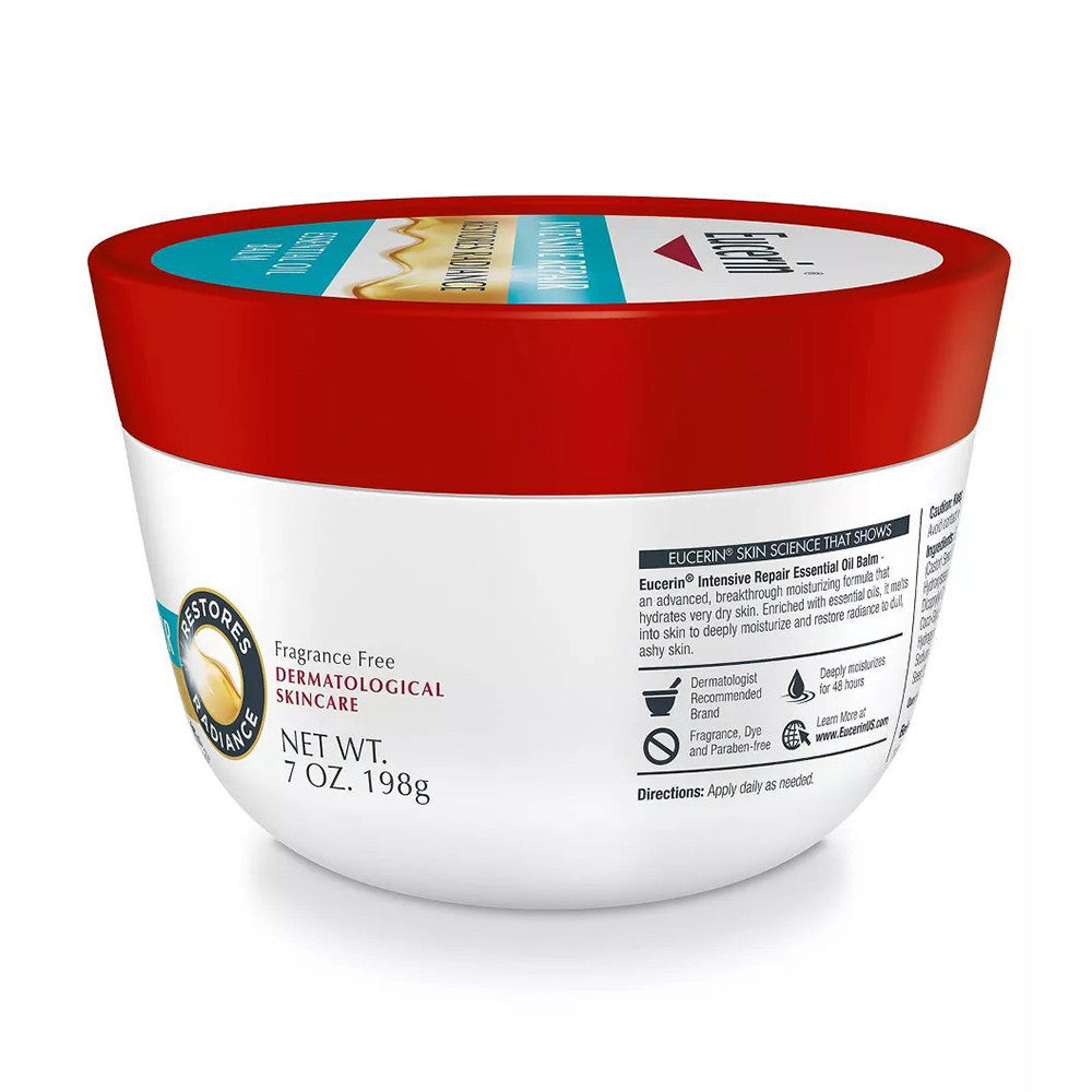 Eucerin Intensive Repair Essential Oil Body Balm for Very Dry Skin, 7 Oz